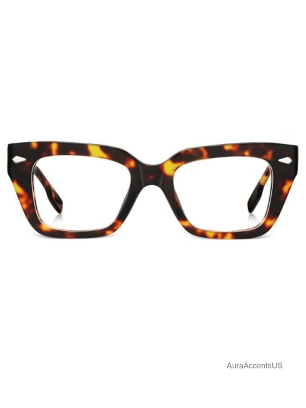 Cat-Eye Reading Glasses Acetate Tortoise Readers 1.5 Diopters